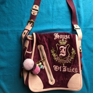 Juicy couture messenger tote bag